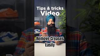 Remove creases from sneakers in 5 minutes hacks sneakercare punjabi review [upl. by Stormy324]