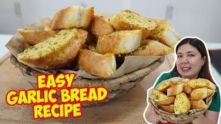 Garlic Bread Recipe na Perfect sa Merienda [upl. by Berlin]