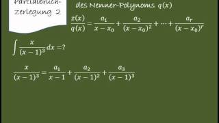 Integration rationaler Funktionen 4 [upl. by Medeah608]