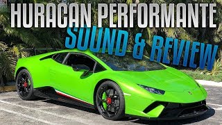 The BM – A Huracan Performante for Christmas Sound amp Review VLOG 109 [upl. by Ollehto]