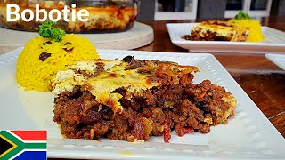 Bobotie  a Traditional South African Dish  Xman amp Co [upl. by Ahtaga]