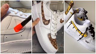 TIKTOK custom shoes Air Force 1 Edition af1 pt 23 [upl. by Merriott]