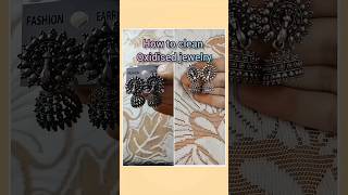 how to clean oxidised jewelryyoutubeshorts shortsvideo jewellery [upl. by Niawat722]