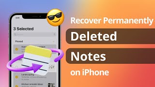 2 Ways How to Recover Permanently Deleted Notes on iPhone 2022  New Update [upl. by Acined]