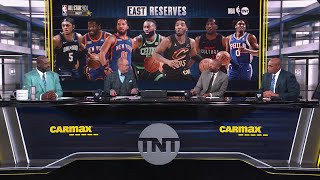 NBA AllStar 2024 Reserves Revealed East  Inside the NBA [upl. by Ojahtnamas]