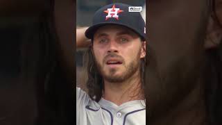 Astros Mauricio Dubón saves nohitter with incredible catch on Brandon Marsh at the wall [upl. by Olracnaig]