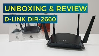 Unboxing amp Review DLINK DIR2660  A Smart Mesh WiFi Router [upl. by Mundt882]