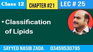 Classification of Lipids  Examples of lipids  Pashto NASIBZADASSS [upl. by Eimor]