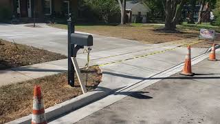 Concrete Driveway and VDOT Apron in Alexandria VA [upl. by Leamiba]