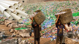 How Millions Waste Plastic Bottles Convert into PVC Pipe Through Recycling [upl. by Notsecnirp]