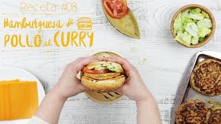 Receta 08  Hamburguesa de Pollo al Curry [upl. by Higgs569]