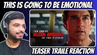 Mission Impossible – The Final Reckoning Teaser Trailer Reaction [upl. by Edecrem]