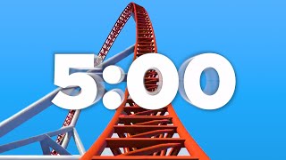 5 Min Countdown Timer Roller Coaster 🎢 [upl. by Fuller642]