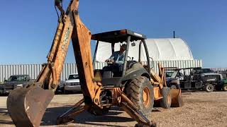 NOVEMBER 16TH AUCTION  LOT 3429 CASE 580M BACKHOE WEXTENDED BOOM [upl. by Nnylram]