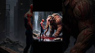 Avengers 💪😱vs Animals vs Dinosaur MammothTigermarvel short [upl. by Ainslie]