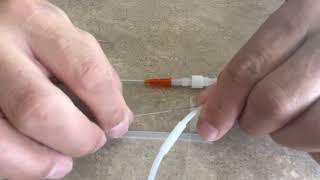 Upsizing a new or existing PIV to a 14g PIV using a micropuncture introducer kit [upl. by Ydurt]