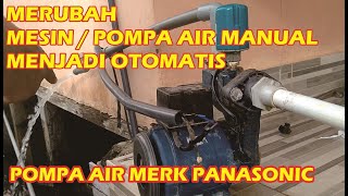 Cara memasang pompa air otomatis Nyala dan otomatis mati [upl. by Ayhtin]