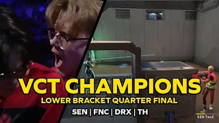 VCT Champions Highlights Lower Bracket QF  SEN  FNC  DRX TH [upl. by Nannek]