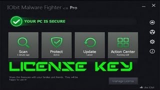 License Key for Iobit Malware Fighter Latest Version HD [upl. by Hnah]