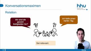 Konversationsmaximen nach Grice und Implikaturen  Pragmatik [upl. by Magavern]