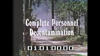 Complete Personnel Decontamination 1979 DoD [upl. by Inotna]