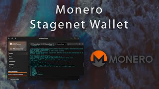 How to Create a Monero Stagenet Wallet CLI amp GUI [upl. by Kirbee379]