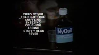 1984 Vicks Nyquil quotSo you can rest medicinequot TV Commercial [upl. by Bartholomew]