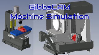 GibbsCAM Machine Simulation [upl. by Brott]