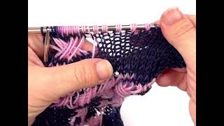 Crosshatch Stitch assigned pooling tutorial [upl. by Mcloughlin16]