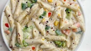 White Sauce pasta recipe🍝ঘরোয়া উপকরনে মজাদার পাস্তা রান্নার রেসিপিPasta Recipe Bangla [upl. by Pengelly]