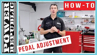 GO KART HOW TO Adjust The Pedals on Your Tony Kart 401R amp 801R  POWER REPUBLIC [upl. by Novihc]