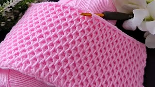 Unique and easy crochet pattern for beginners is unusual for baby blankets and bags crochet [upl. by Kovacs]