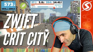 FIRST LOOK ZWIFT CRIT CITY [upl. by Girhiny]