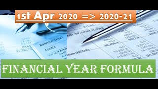 Financial Year Excel Formula [upl. by Tidwell]