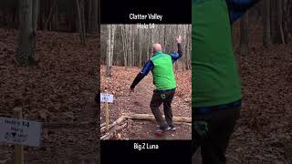 Disc Golf at Clatter Valley Hole 14 discgolf dog [upl. by Haduj]