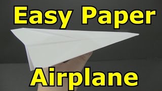 How to Make an Easy Paper Airplane for Beginners [upl. by Ycnuahc]