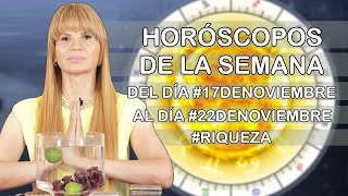 Horoscopos de la Semana del dia 17deNoviembre al dia 22deNoviembre tarot [upl. by Yentnuoc]