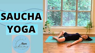 SAUCHA Cleanliness amp Purity I Asana Mantra amp Mudra practice  Yoga Flow With Kim [upl. by Eimaral]