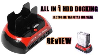 ALL IN 1 HDD Docking Rewiew en español [upl. by Shelby]