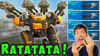 NEW Max Damage BEHEMOTH AVENGER Mk2 War Robots 53 Update Gameplay WR [upl. by Eednar]