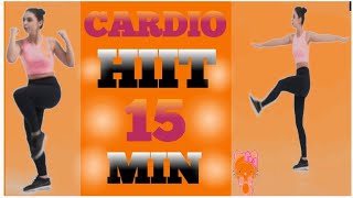 15 MIN CARDIO HIIT Workout  Full Body No Equipment No Repeats [upl. by Sheldon202]