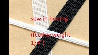 Sew in Boning Boning installation EASY and ACCURATE [upl. by Ng335]