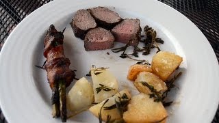 GrillRoasted Venison Backstrap [upl. by Azne]