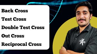 Back Cross Test Cross Double Test Cross Out Cross and Reciprocal Cross  Class 12th biology [upl. by Lamaaj133]