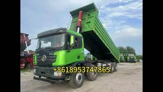 High quality used dump truck Shcaman dump truck Delong X30002021 Weichai 460hp trucks for sale [upl. by Abbe]