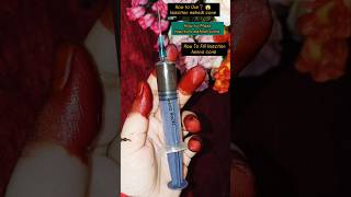 Injection mehndi cone 💉😱 injectionmehndi redmehndi syringemehndi henna trick hack newtrick [upl. by Chas218]