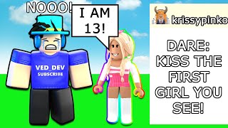 ROBLOX DARES 32 FUNNY [upl. by Atinrahs624]