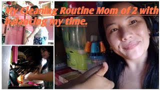 My Cleaning Routine and balancing my timeMom of 2 cleaning routinevlog jenniferjubasan [upl. by Rosemari]