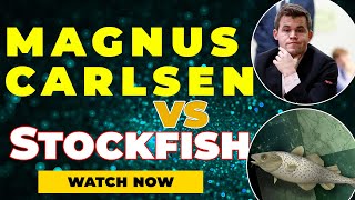 Magnus Carlsen AI vs Stockfish AI Who will Win  magnuscarlsen [upl. by Wappes]