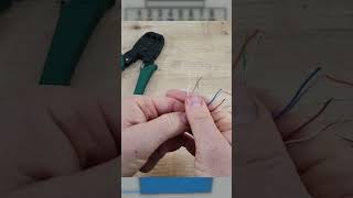 Easy way to Crimp Cat6 rj45 Data Connectors [upl. by Llenehc]